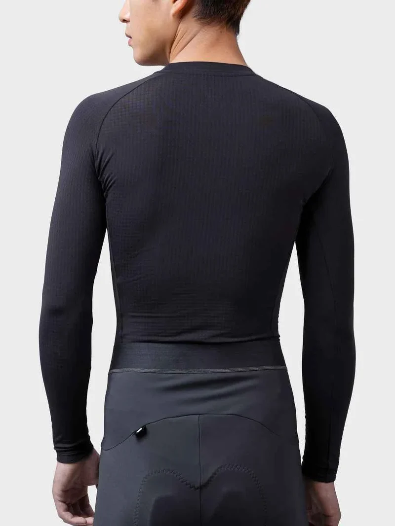Men's Cycling Base Layer Long Sleeve - Black