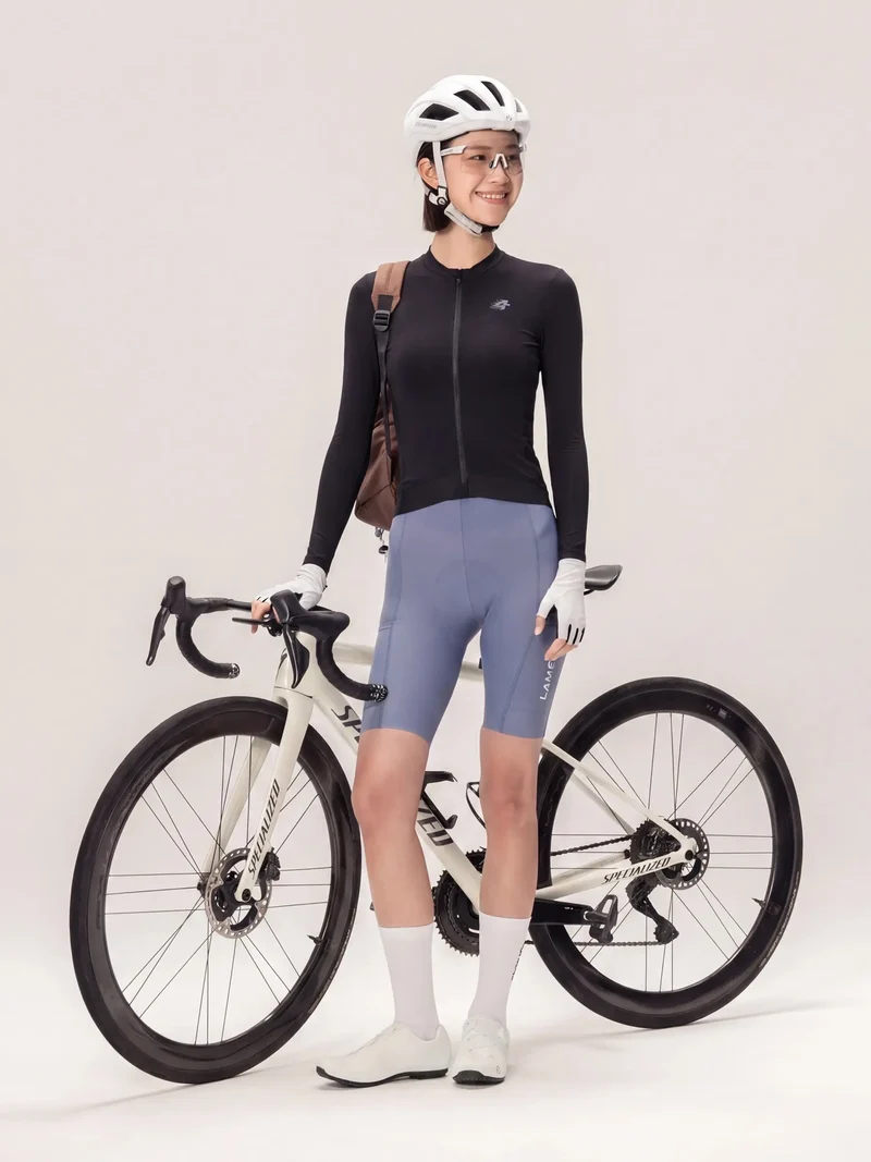 Ethereal Woman Cycling Jersey Long Sleeve - Black