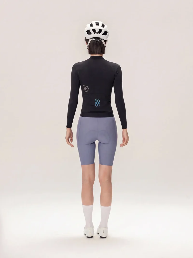 Ethereal Woman Cycling Jersey Long Sleeve - Black
