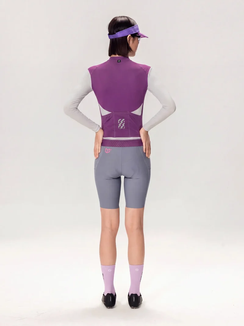 Ethereal Woman Cycling Jersey Long Sleeve - Lavender Blend