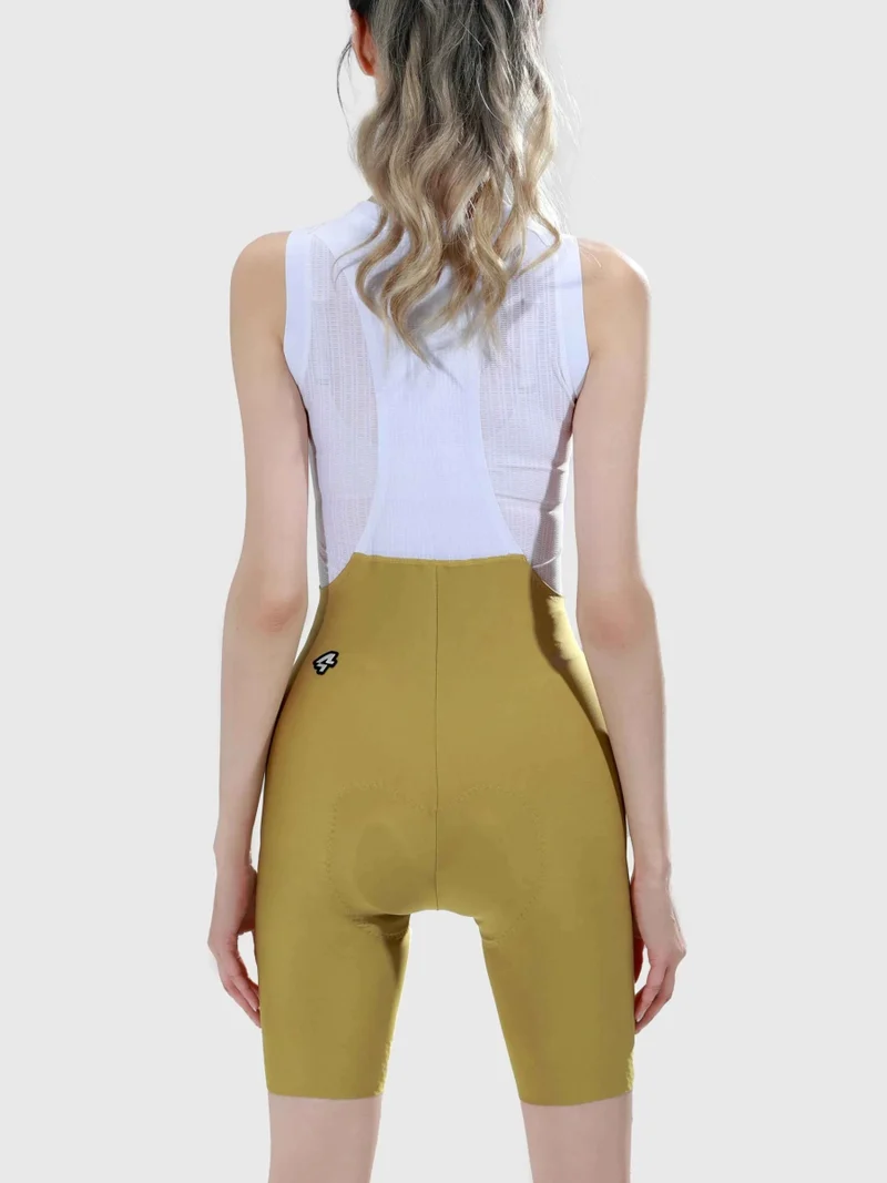 Radiant Women Cycling Bib Shorts - Yellow