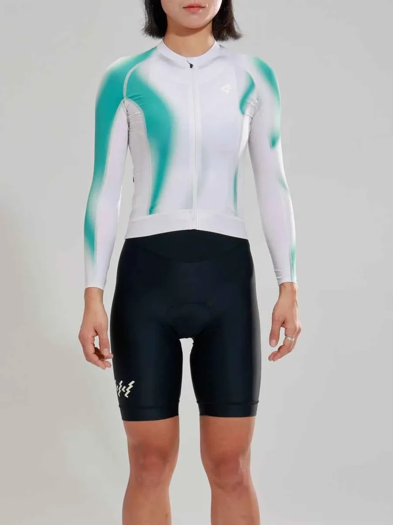 Women's Elite Cycling Jersey 2025SSZ589 - Green