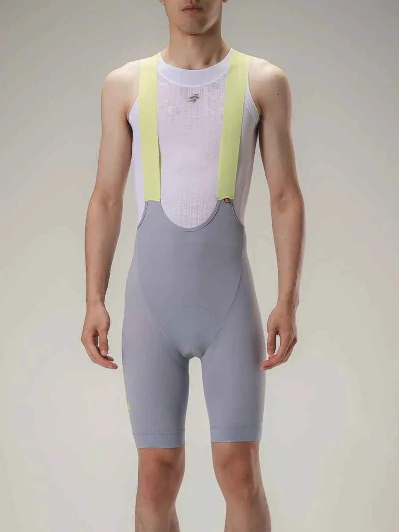 Lameda 20th Anniv. Special Men's Bib Shorts - Gray