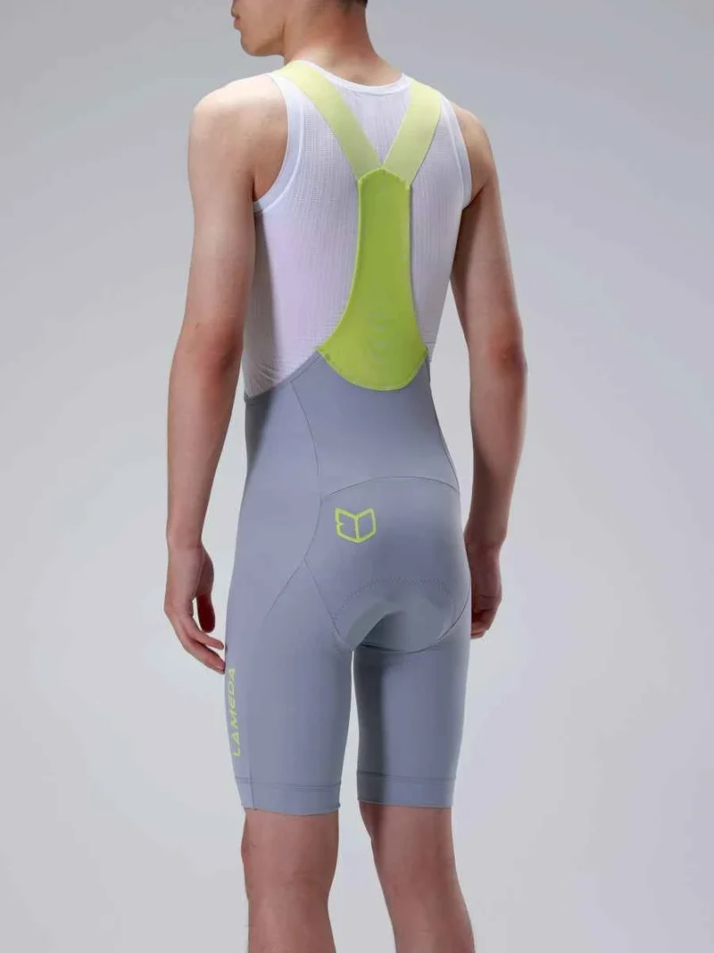 Lameda 20th Anniv. Special Men's Bib Shorts - Gray