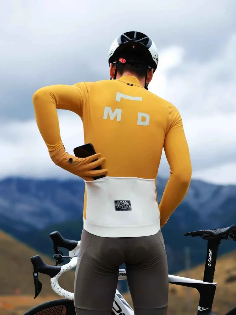 Freeze Men's Fleeced Thermal Jersey - Yellow