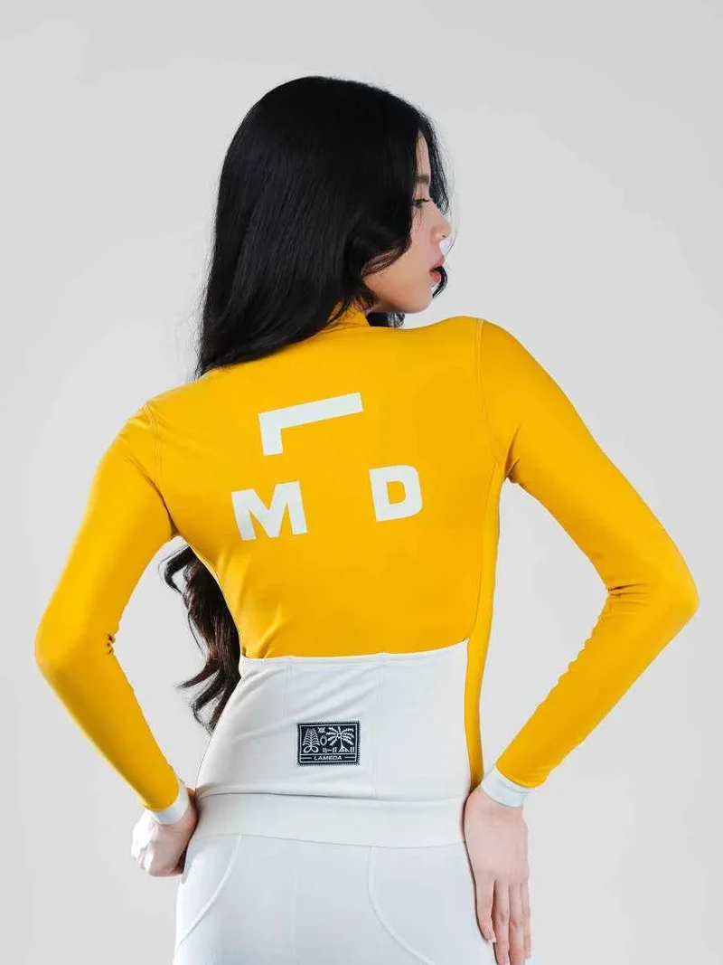 Freeze Women's Fleeced Thermal Jersey - Yellow