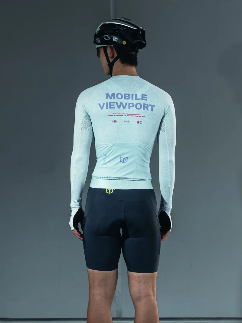 Unisex Cycling Jersey LS - Nimbus