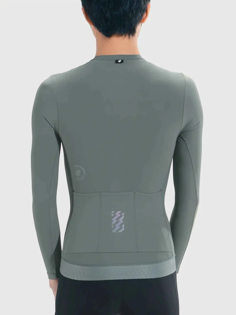 Freedom Men Cycling Jersey - Gray Olive