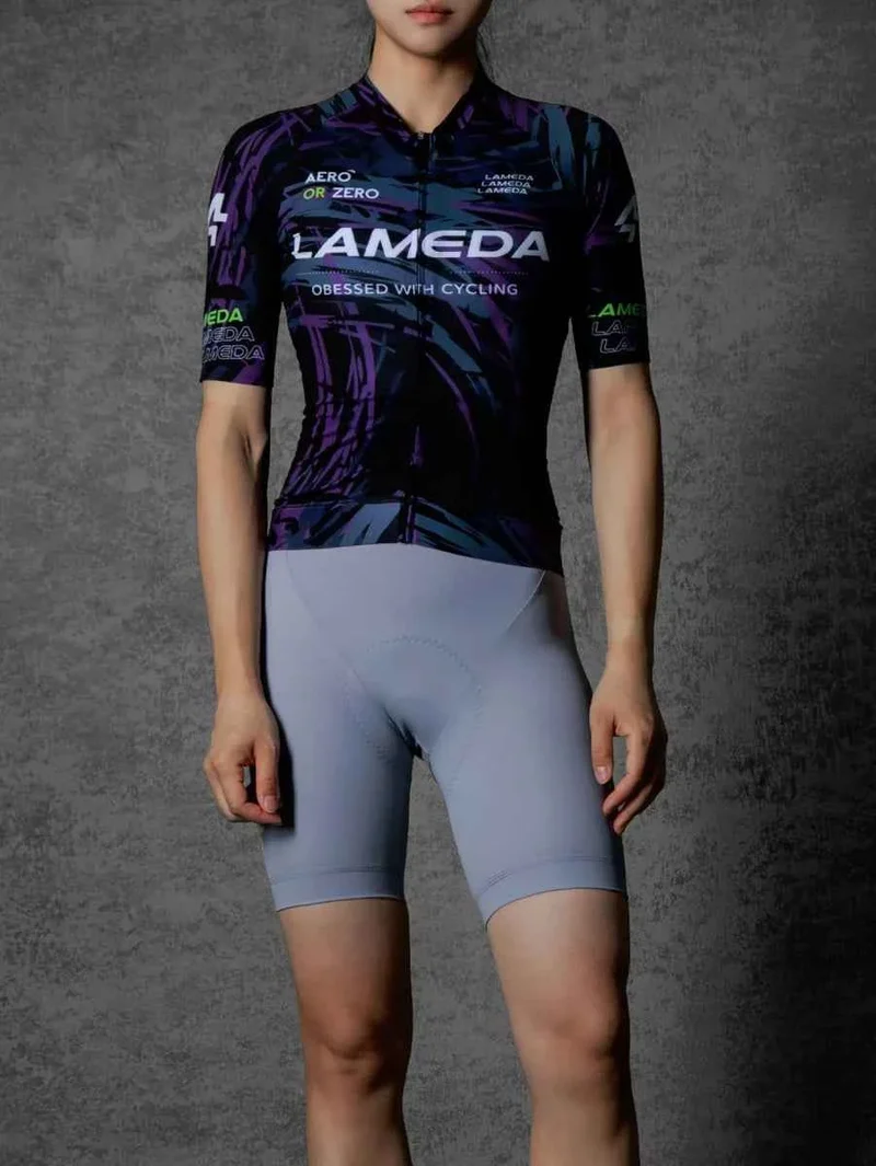 Lameda 20th Anniv. Special Women's Bib Shorts - Gray