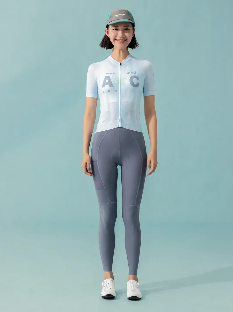A*C Unisex Cycling Jersey - Ice Blue