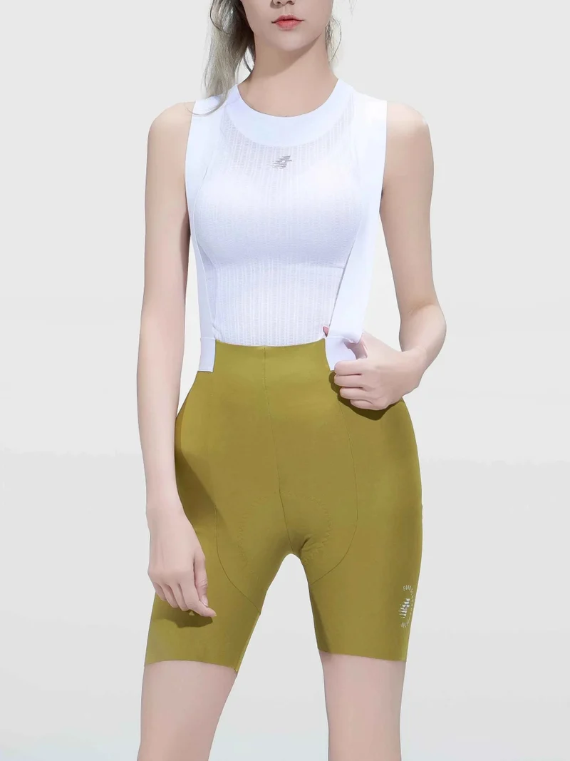 Luminance Women Cycling Bib Shorts - Vintage Yellow