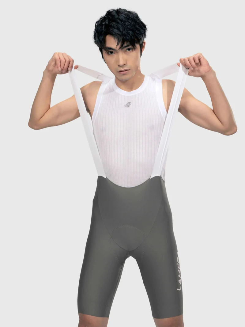 Gallop Men Cycling Bib Shorts - Gray Green