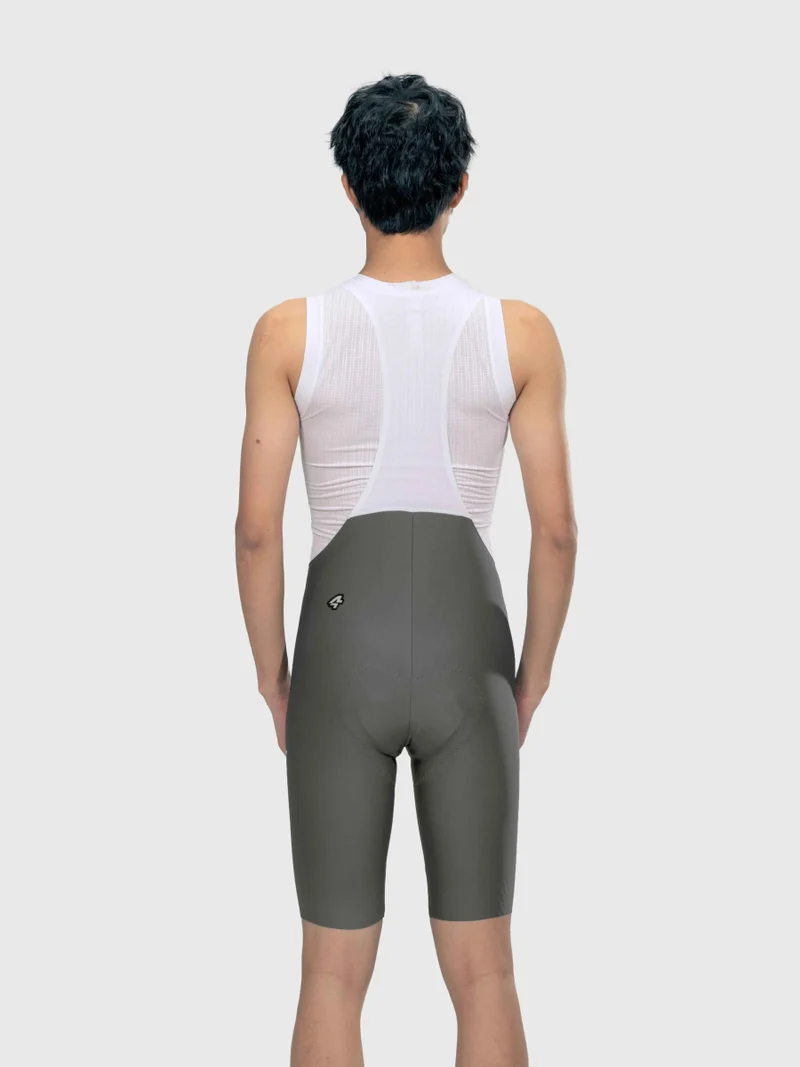 Gallop Men Cycling Bib Shorts - Gray Green