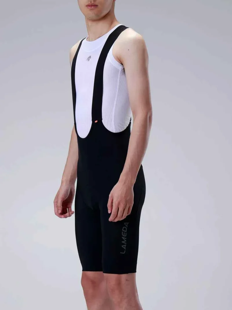 Lameda 20th Anniv. Special Men's Bib Shorts - Black