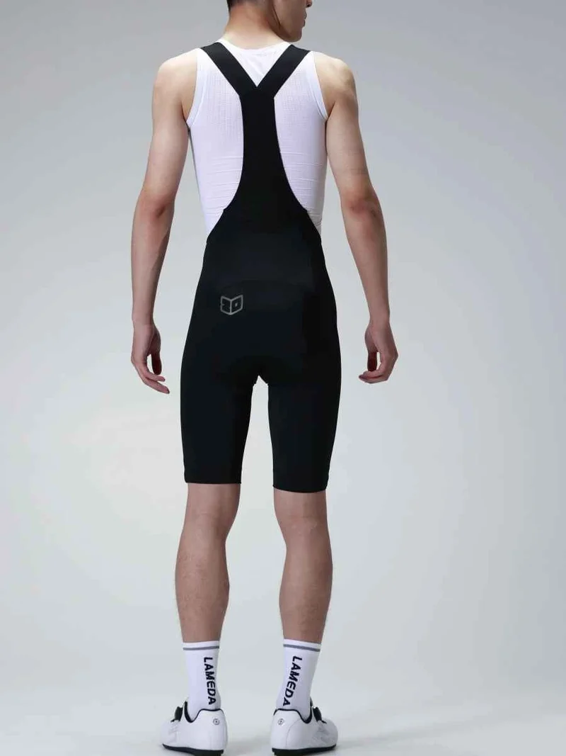 Lameda 20th Anniv. Special Men's Bib Shorts - Black