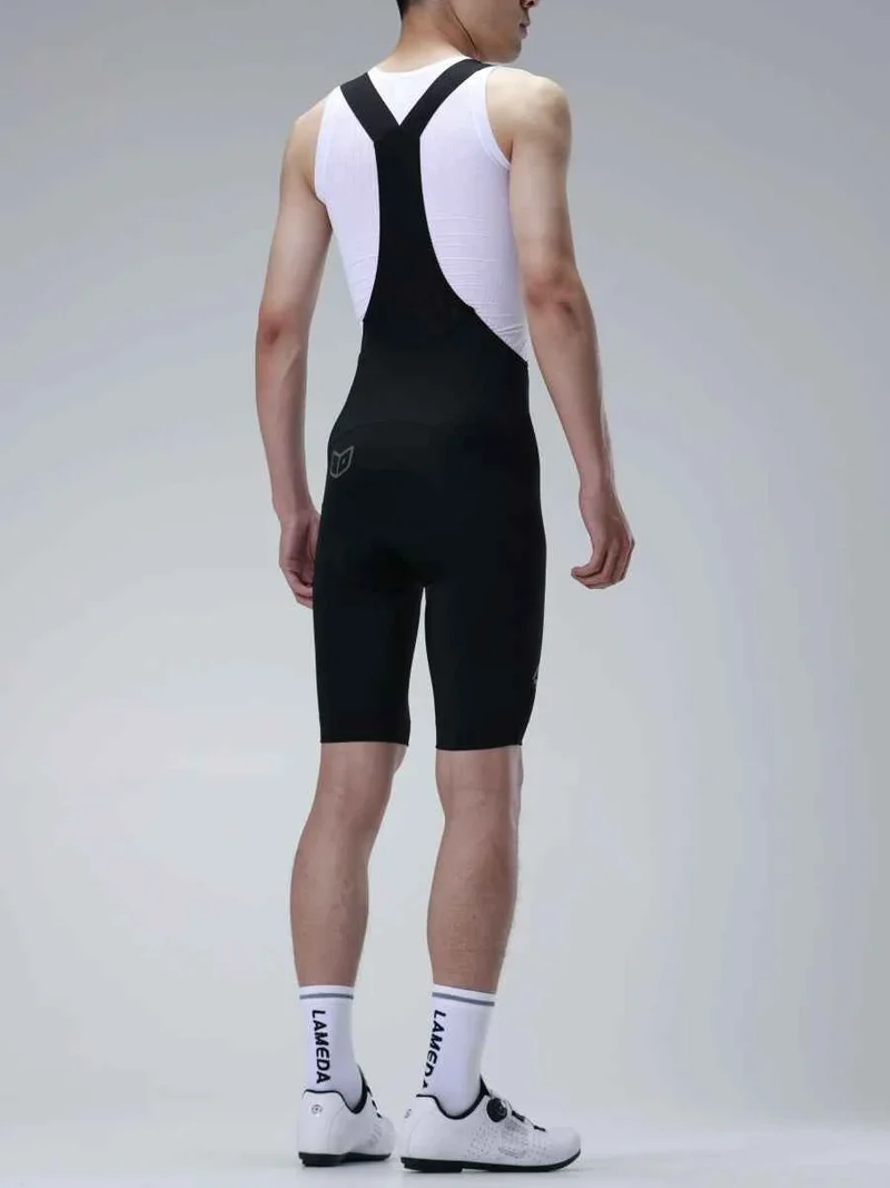 Lameda 20th Anniv. Special Men's Bib Shorts - Black