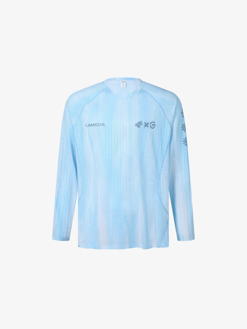 A x C Unisex Lightweight Cycling Long-Sleeve T-Shirt - Ice