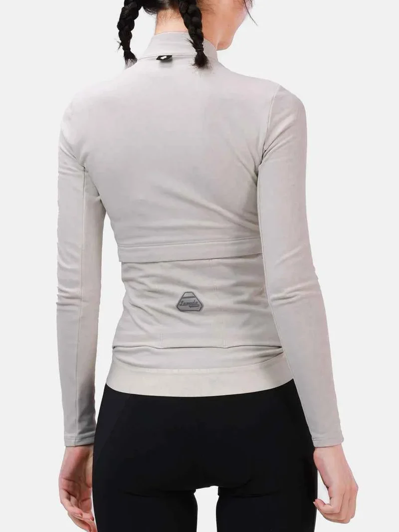 Snowdrop Women's Fleeced Thermal Jersey - White