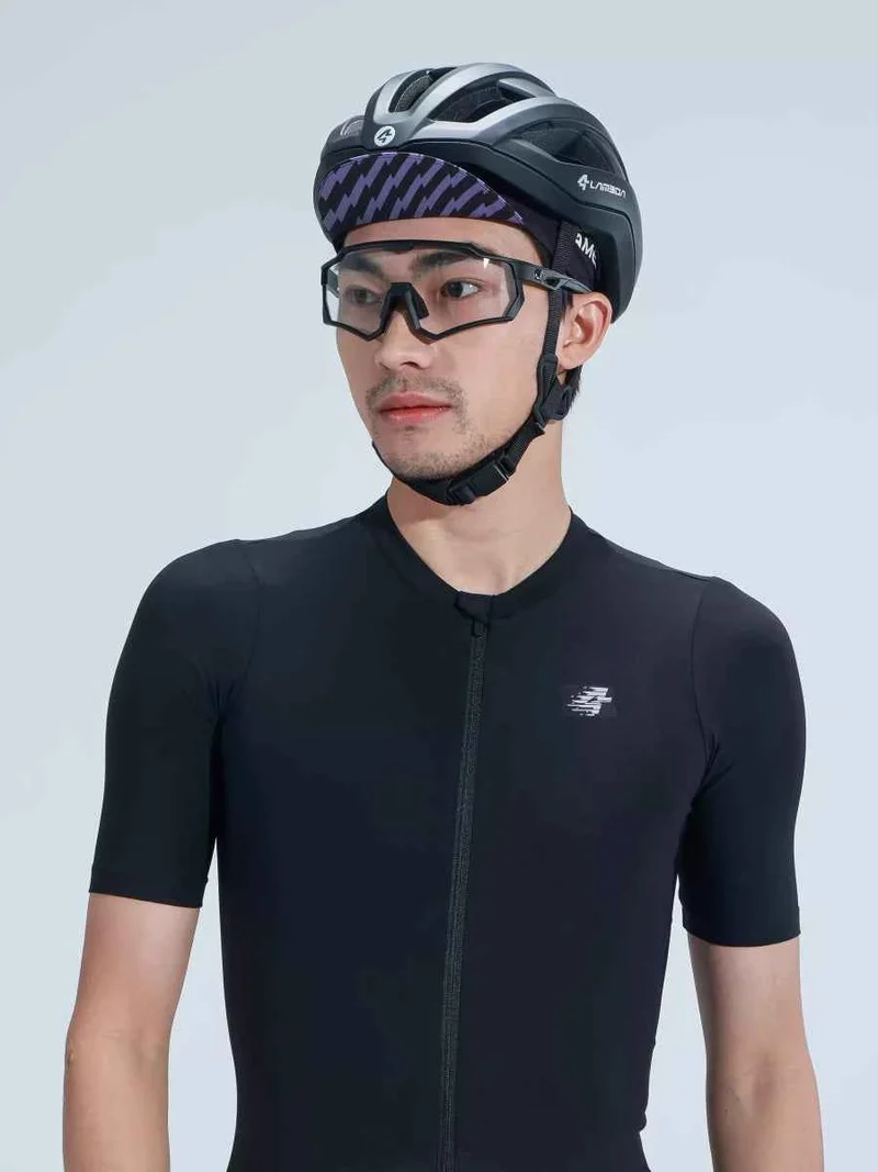 Unisex Cycling Cap - Black Lightning