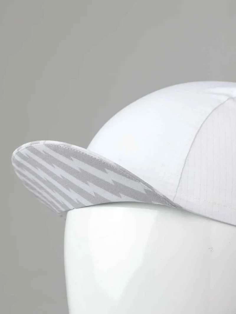 Unisex Cycling Cap - Lightning White