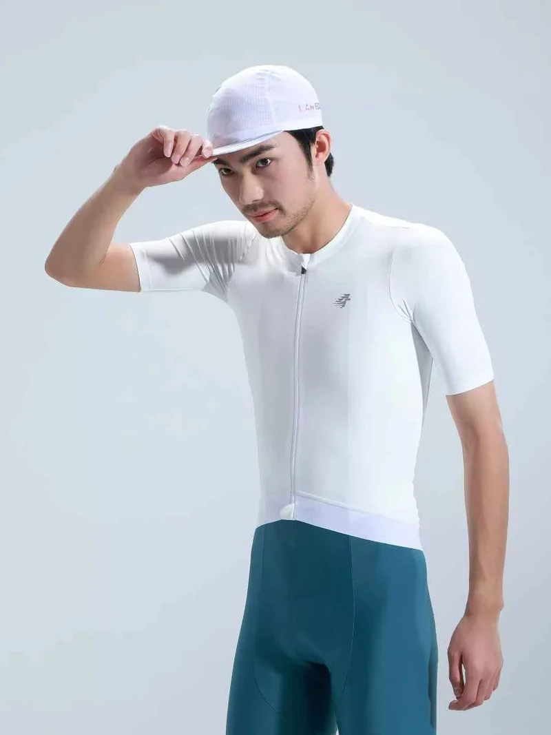 Unisex Cycling Cap - White
