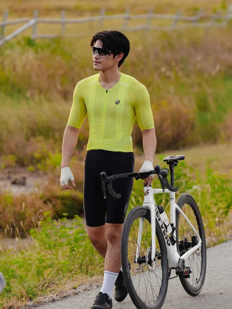Men's Pro Cycling Jersey 2025SSS494 - Yellow