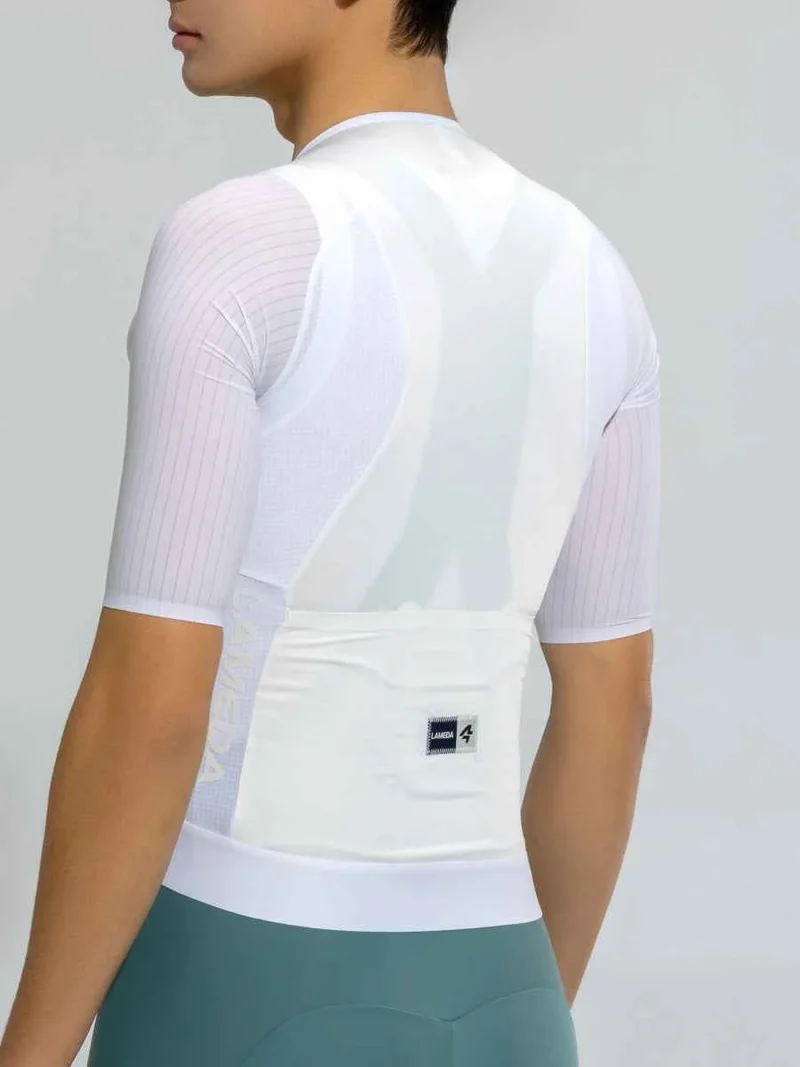 Men's Pro Cycling Jersey 2025SSS494 - White