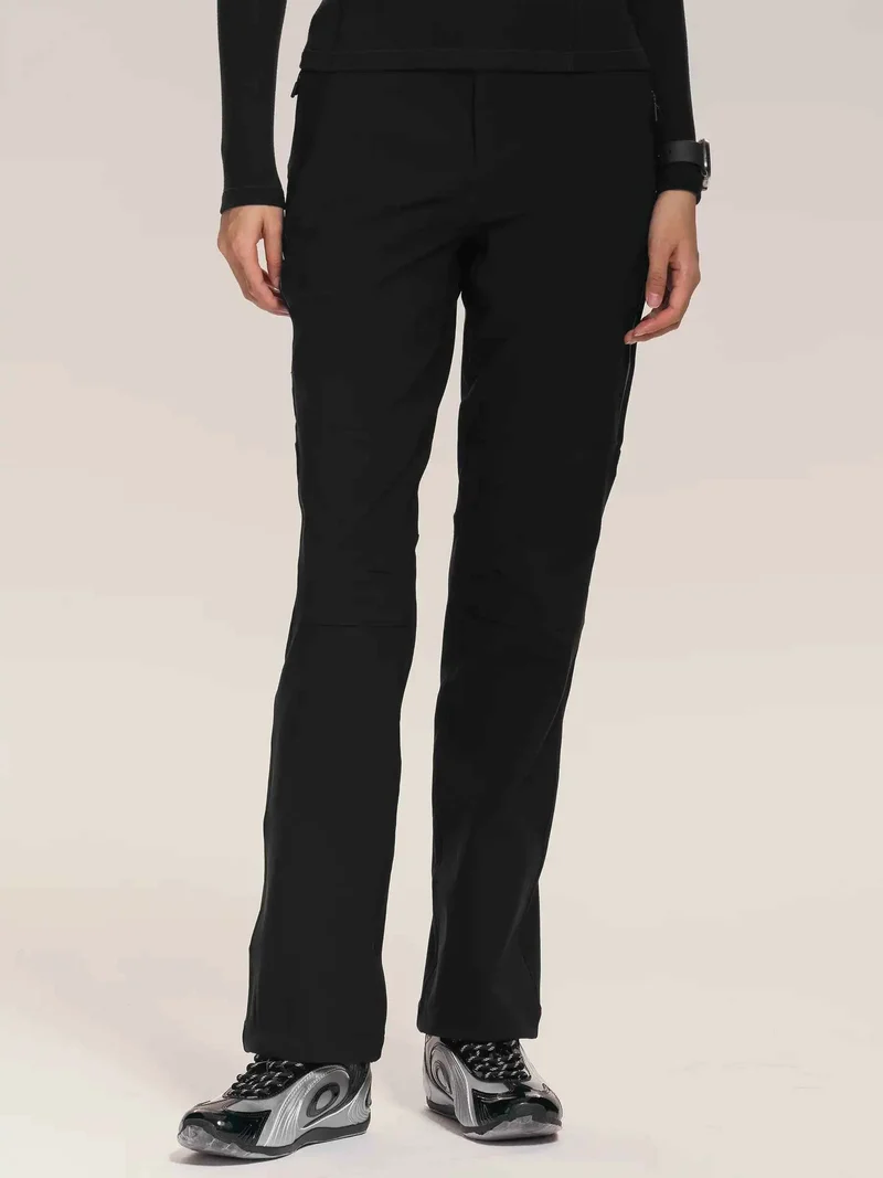 Women's Thermal Cargo Pants No Pad - Black