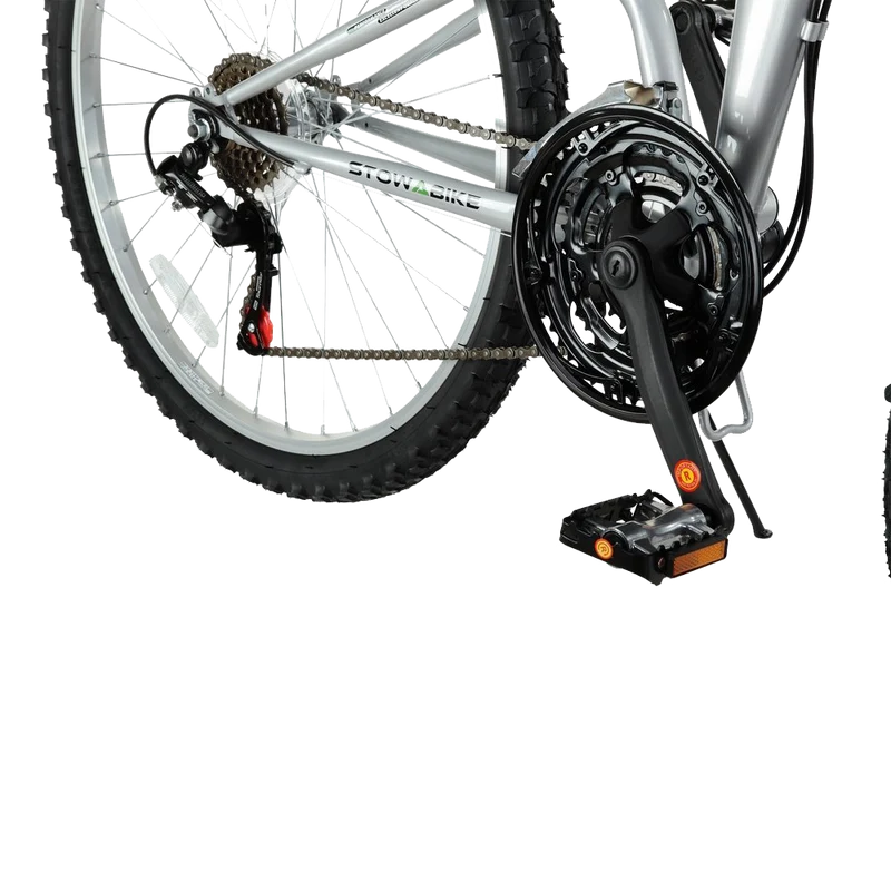 Stowabike 26- Folding Dual Suspension Mountain Bike 18 Speed