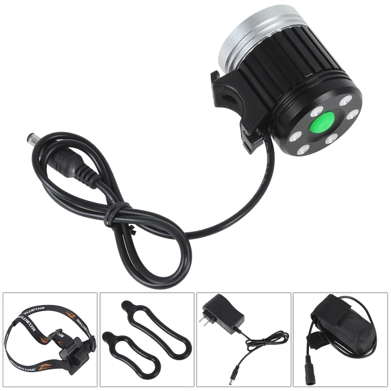 SecurityIng Waterproof Bicycle Headlight LED Lighting Headlamp