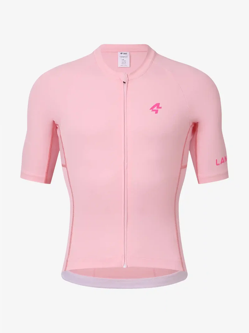 Wind Chaser Mens Cycling Jersey Short Sleeves - Pink