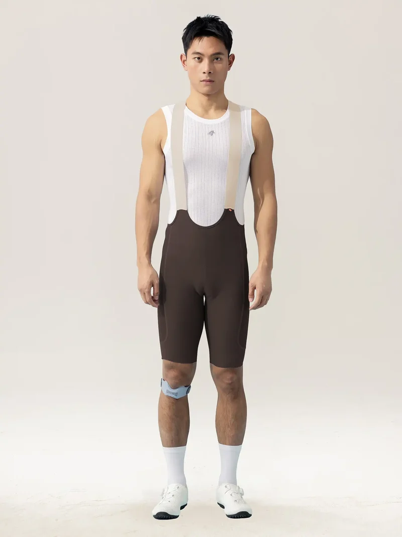 Lameda 21st Anniv. Special Men's Bib Shorts - Khaki
