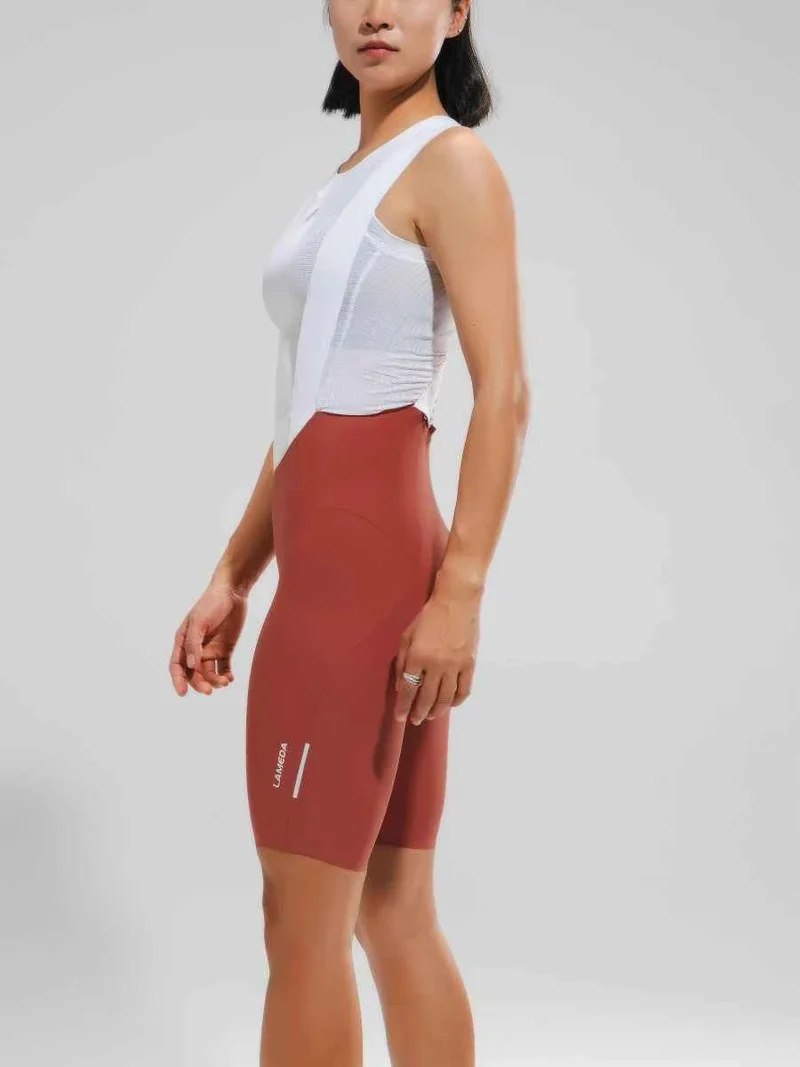 Women's Pro Bib Shorts 2025SSS520 - Red