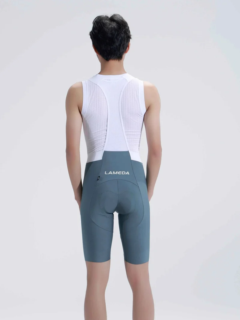Dash Men Cycling Bib Shorts - Haze Blue