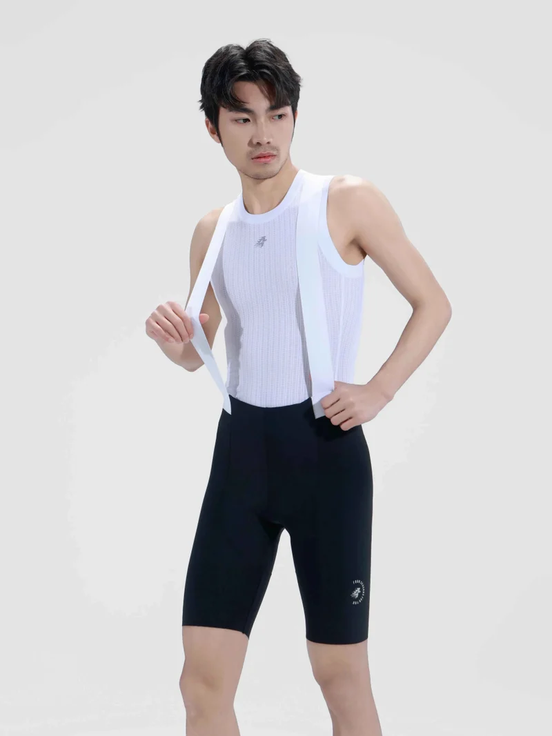 Dash Men Cycling Bib Shorts - Black