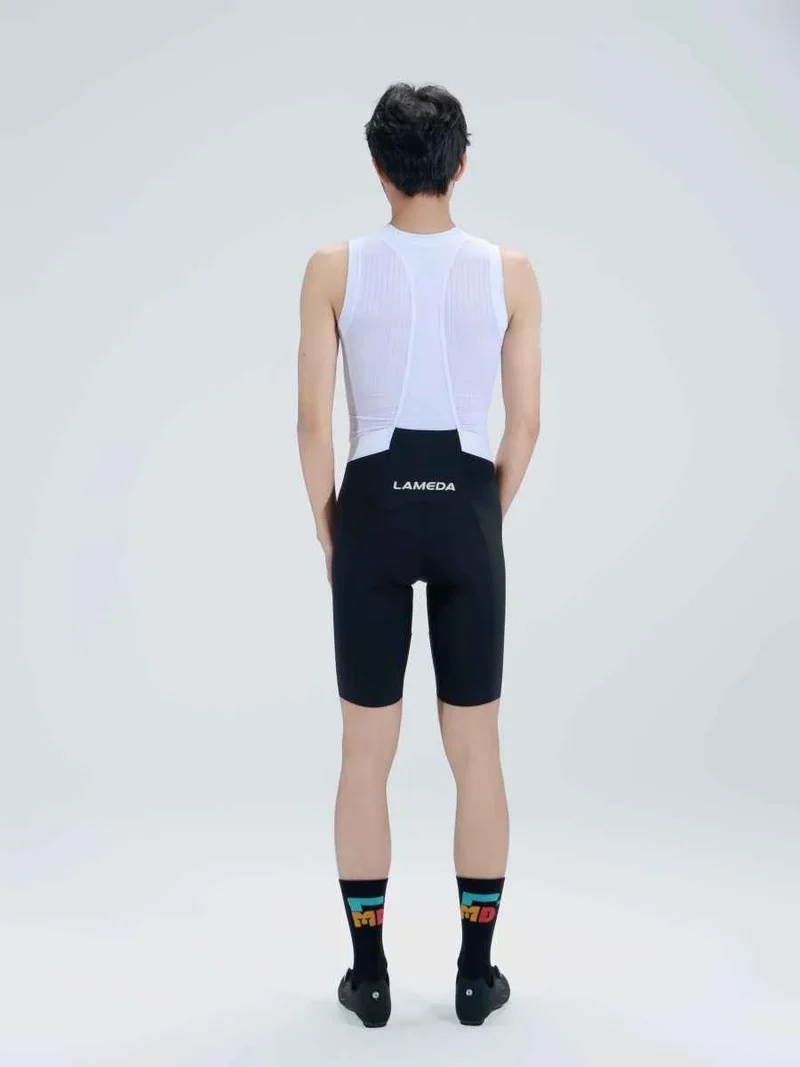 Dash Men Cycling Bib Shorts - Black