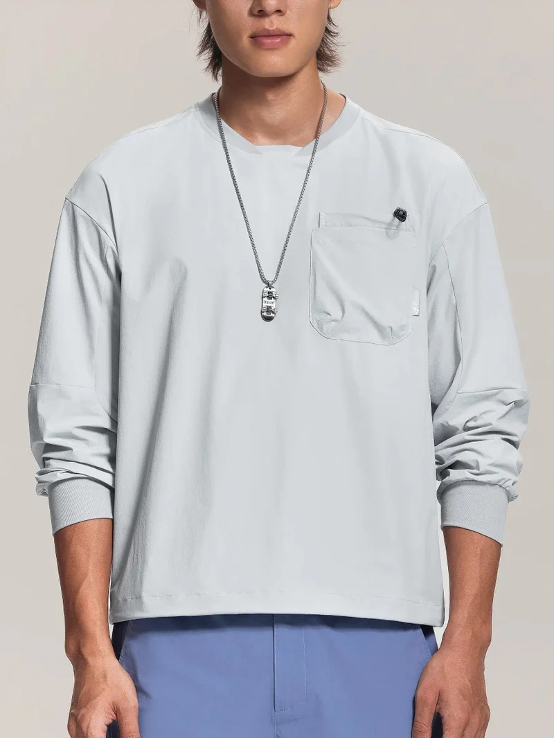The Unisex Cargo Long Sleeve Jersey - Blue
