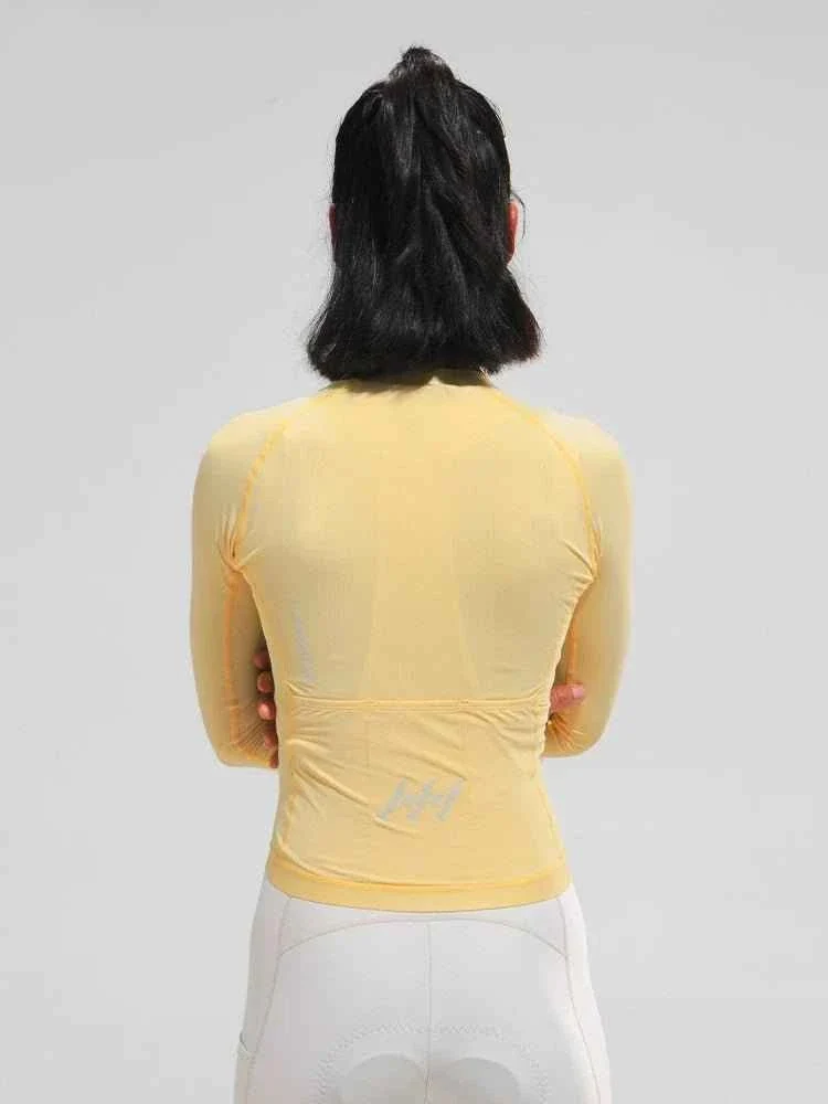 Women's Basic Cycling Jersey 2025SSXX516 - Yellow