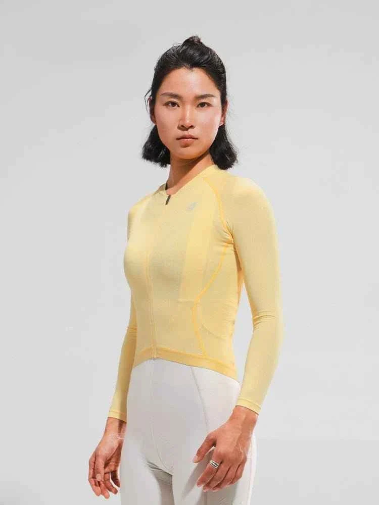 Women's Basic Cycling Jersey 2025SSXX516 - Yellow