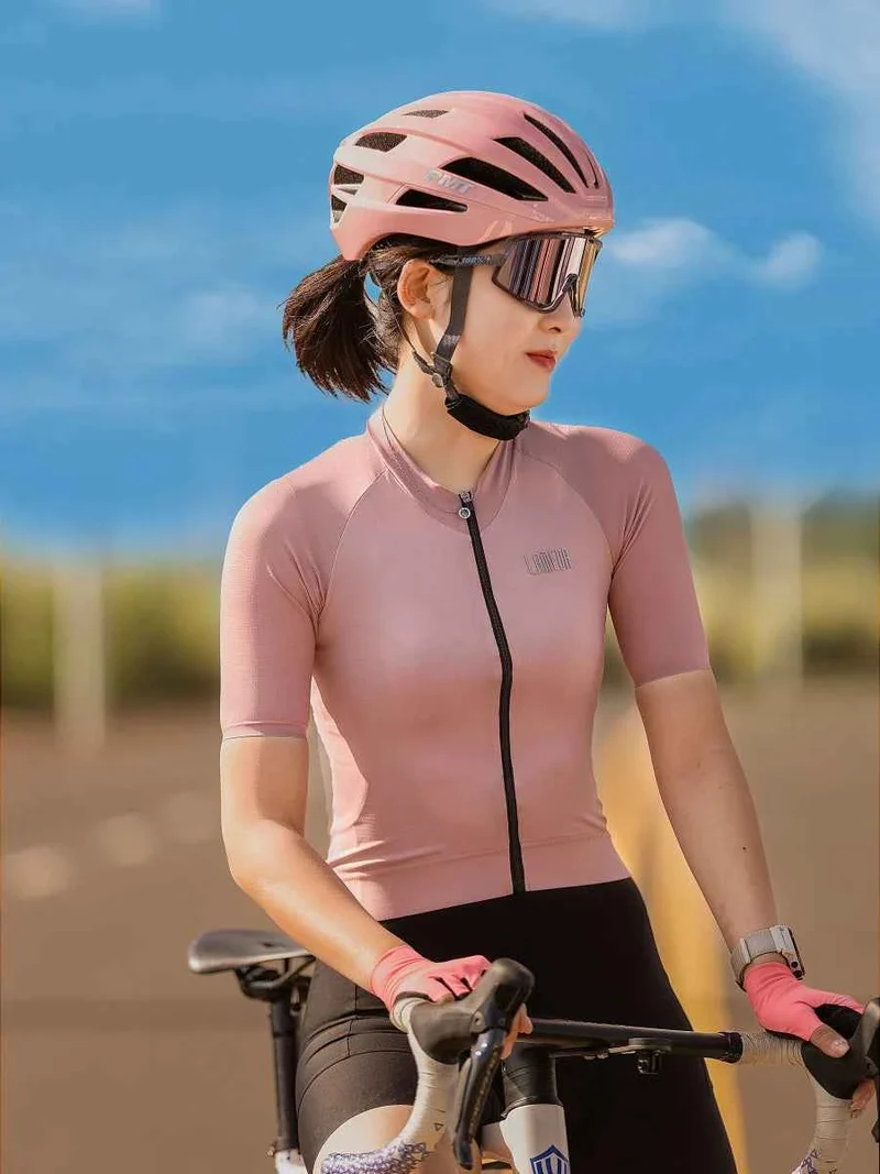Neon Women Cycling Jersey - Neon Pink