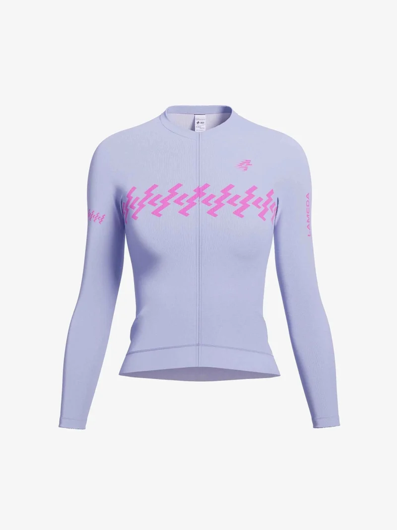 Slumber Women Cycling Jersey Long Sleeve - Romantic Purple
