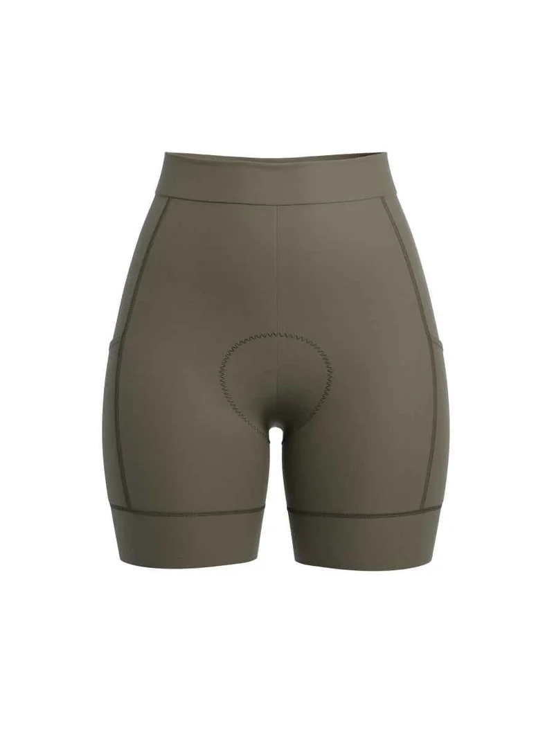 Reverie Women Cycling Shorts - Gray Green