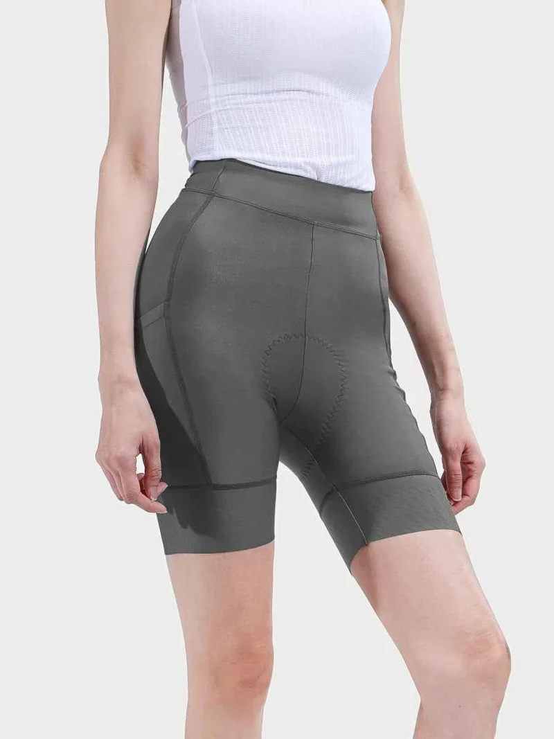 Reverie Women Cycling Shorts - Gray Green