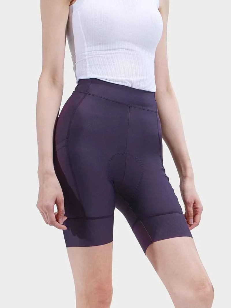 Reverie Women Cycling Shorts - Meadow Purple