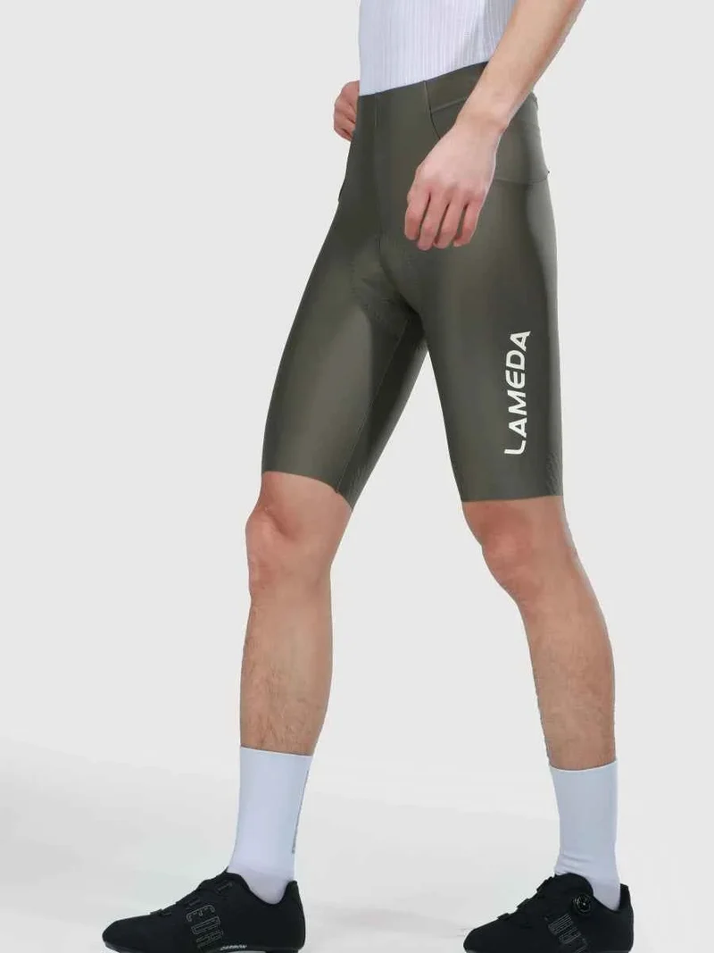 Glide Men Cycling Shorts - Gray Green