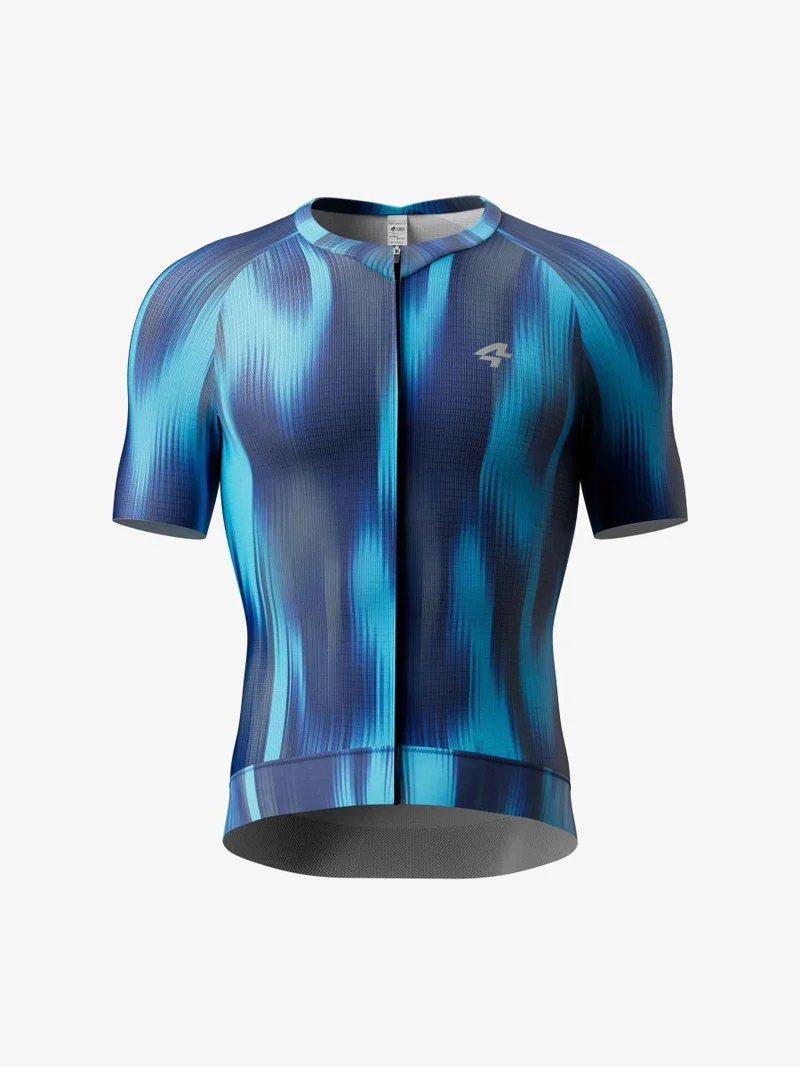 Silhouette Men Cycling Jersey - Halo Blue