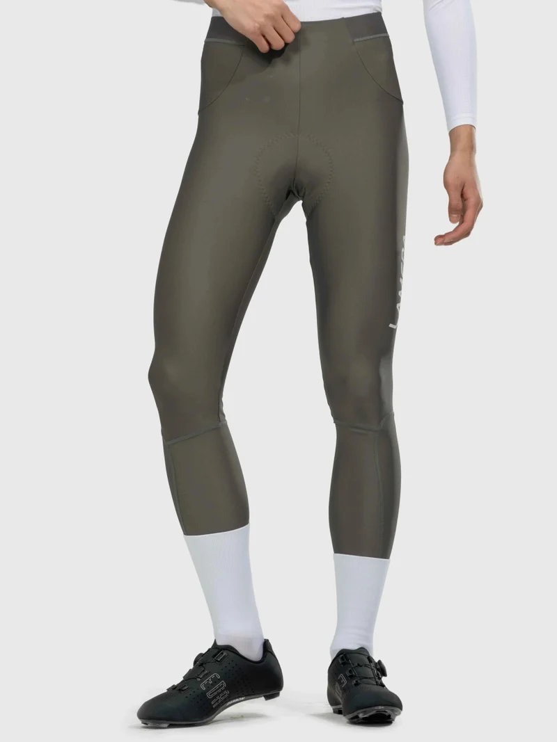 Chic Men Cycling Pants - Gray Green