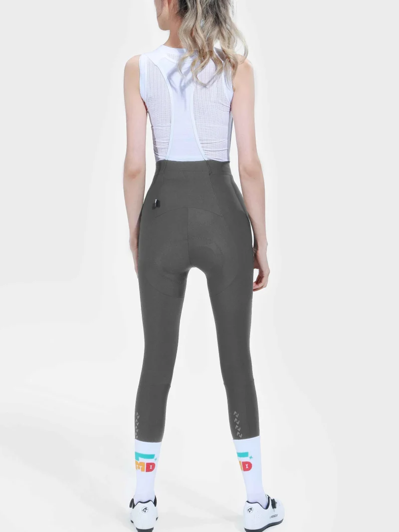 Dreamscape Women Cycling Bib Pants - Gray Green