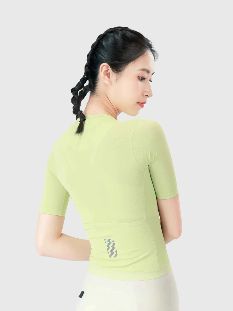 Quill Women Cycling Jersey - Pear Yellow